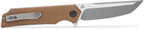 SIGTS8SBRN Sig TSURU Linerlock Coyote