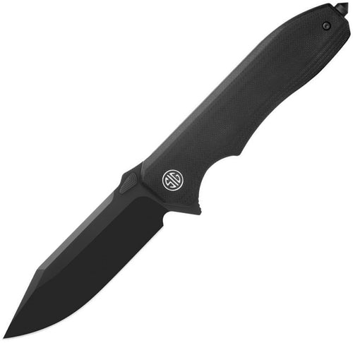 SIGVA9BB: Sig VALIDUS linerlock, black G10 handle, 3.75" black PVD M390 clip point blade