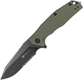 SMGF1033S Steel Will Warbot Linerlock OD