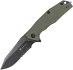 SMGF1033S Steel Will Warbot Linerlock OD