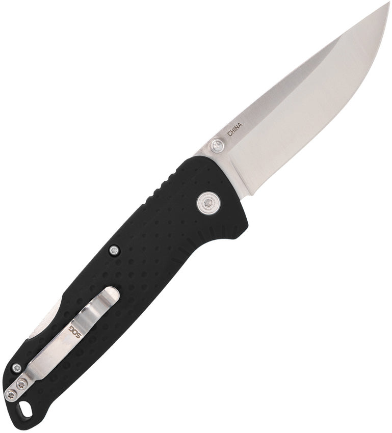 SOG13110843 SOG Adventurer Lockback Blk/Satin