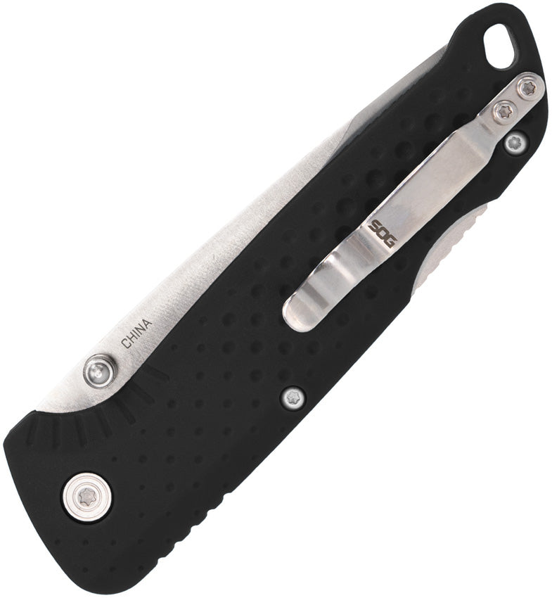 SOG13110843 SOG Adventurer Lockback Blk/Satin