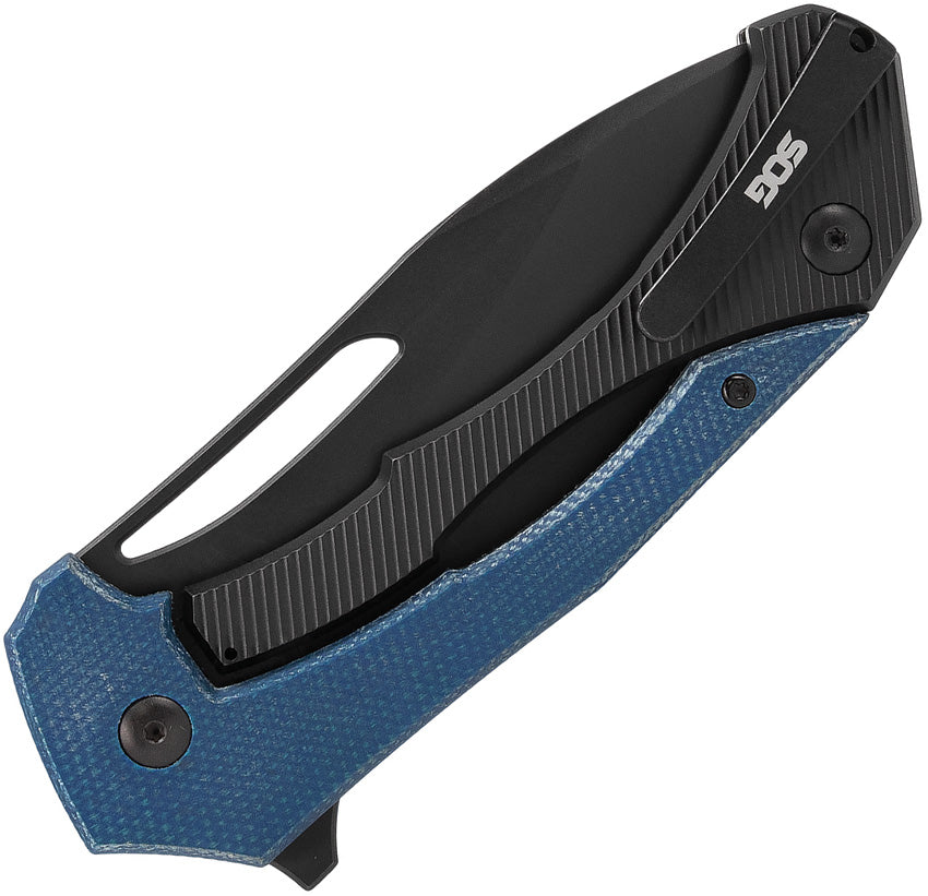 SOG14240157 SOG Bulwark Framelock Blue Micarta