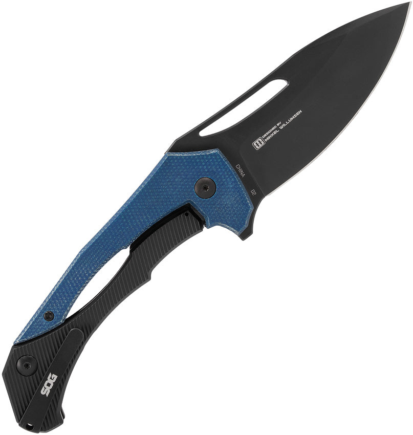 SOG14240157 SOG Bulwark Framelock Blue Micarta