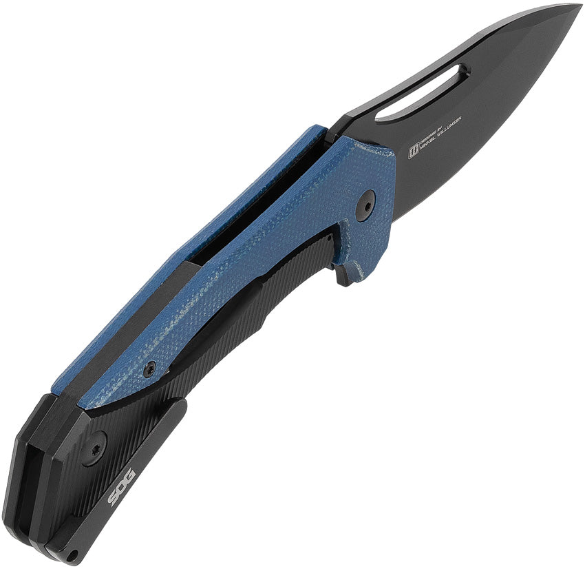 SOG14240157 SOG Bulwark Framelock Blue Micarta