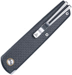 SRM408LKB Qrick Linerlock Blk G10/CF