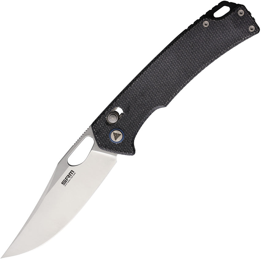 SRM9203MB 9203 Ambi Lock Black Micarta