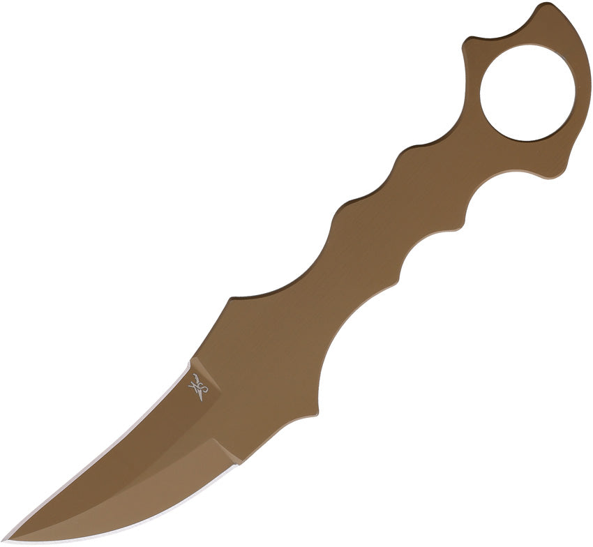 STPAFFDECER Stroup Knives Arctic Fox Fixed Blade FDE