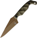 STPB5ODGFDECER Stroup Knives Bravo 5 Fixed Blade OD/FDE
