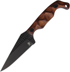 STPB5WBLKCER Stroup Knives Bravo 5 Fixed Blade Wood Cera