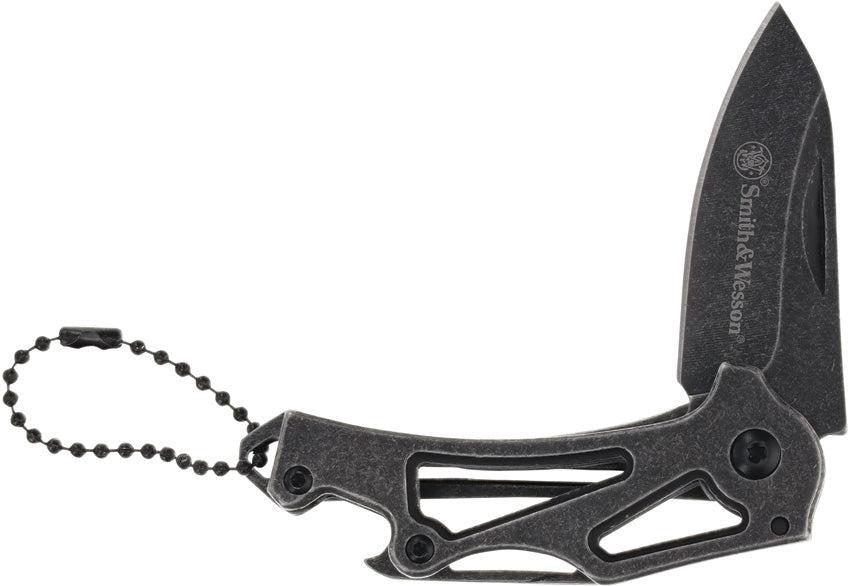 SW1207128 Přívěsek na klíče s rámovým zámkem, černý SW