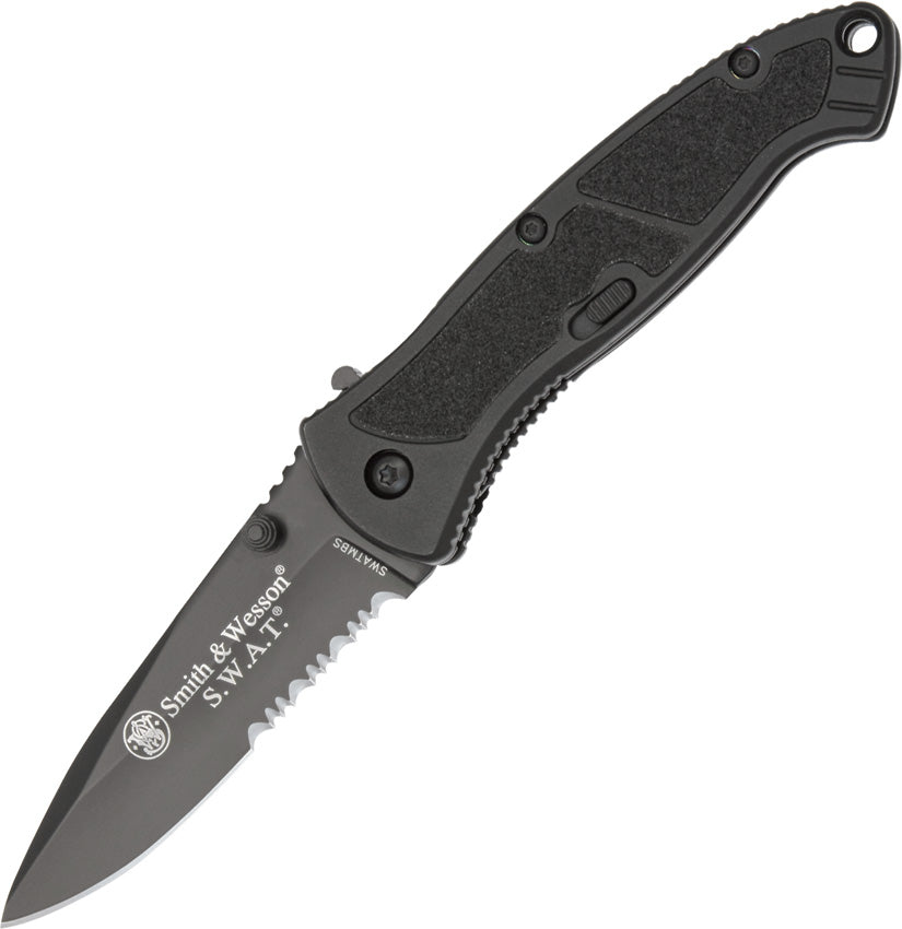 SWATMBS Black SWAT Linerlock A/O
