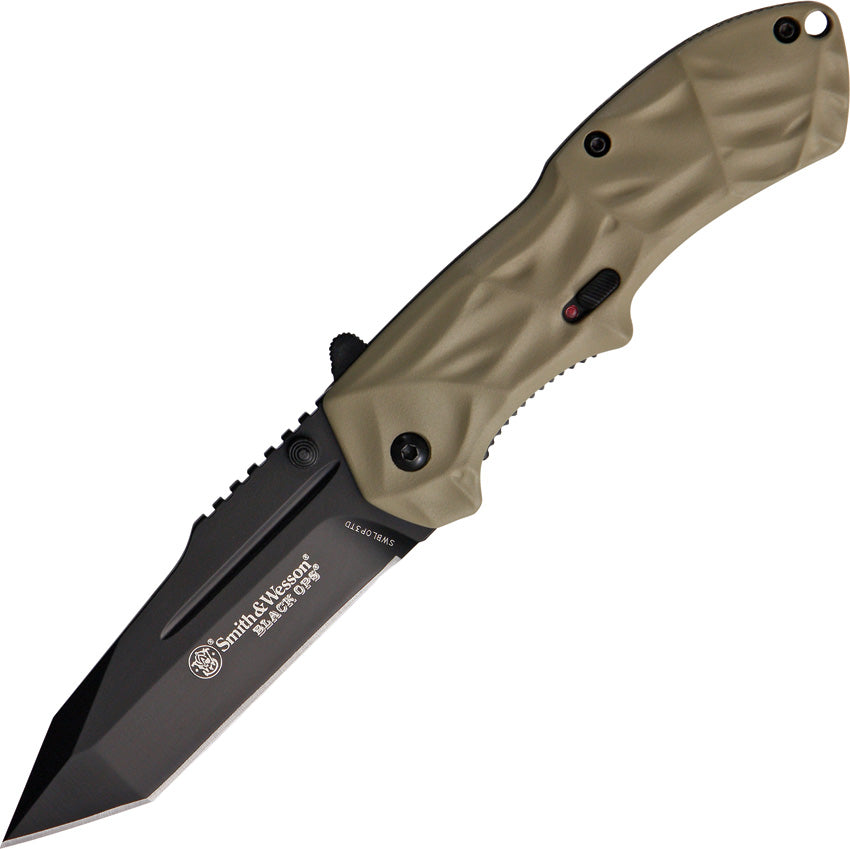 SWBLOP3TD Black Ops Linerlock A/O