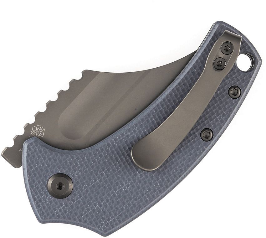T2144F1 Kansept Knives Wasp Button Lock Gray