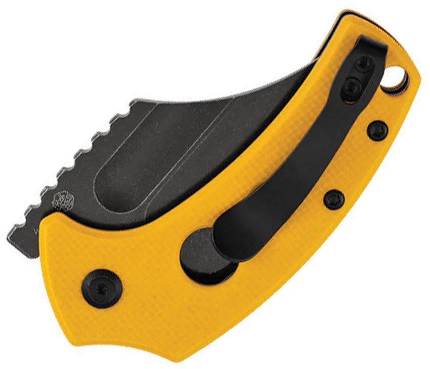 T2144F4 Kansept Knives Wasp Button Lock Yellow