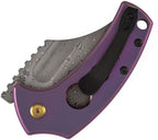 T2144F6 Kansept Knives Wasp Button Lock Purple Ti