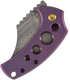 T2144F6 Kansept Knives Wasp Button Lock Purple Ti