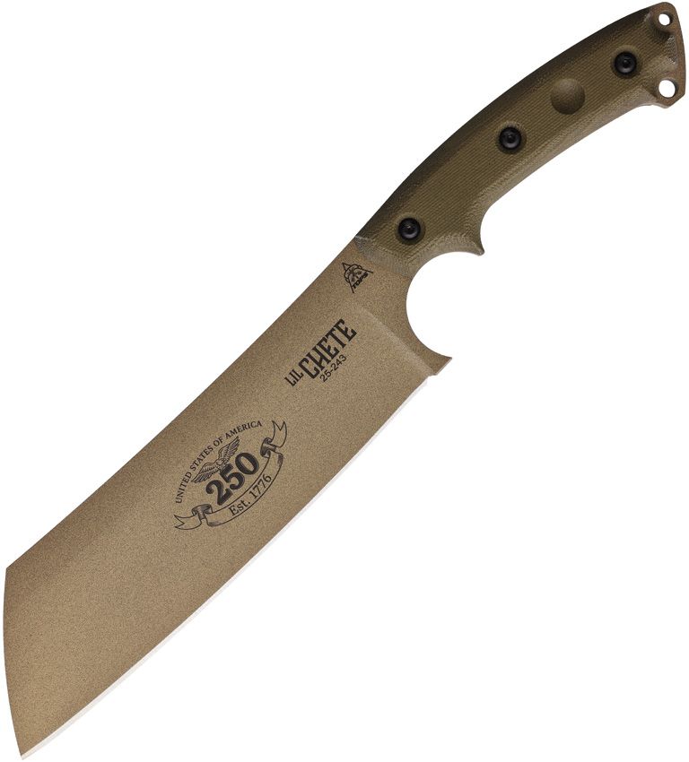 TPLLCH250 TOPS Lil Chete Fixed Blade 250th