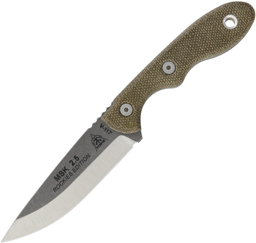TPMSKTBF Mini Scandi Knife Rockies