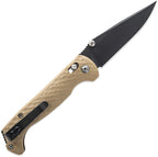 TR23842 Toor Knives Dropwing Crossbar Lock Tan