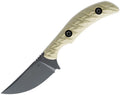 TR23852: Toor STR S Shifter fixed blade, Ranger Green G10 handle, 2.75" black Gun-Kote CPM-M4 blade