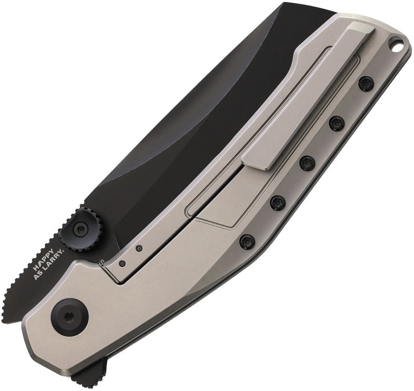 TUYBPVDBHAG Tuya Knife Digger Framelock Ti Gray