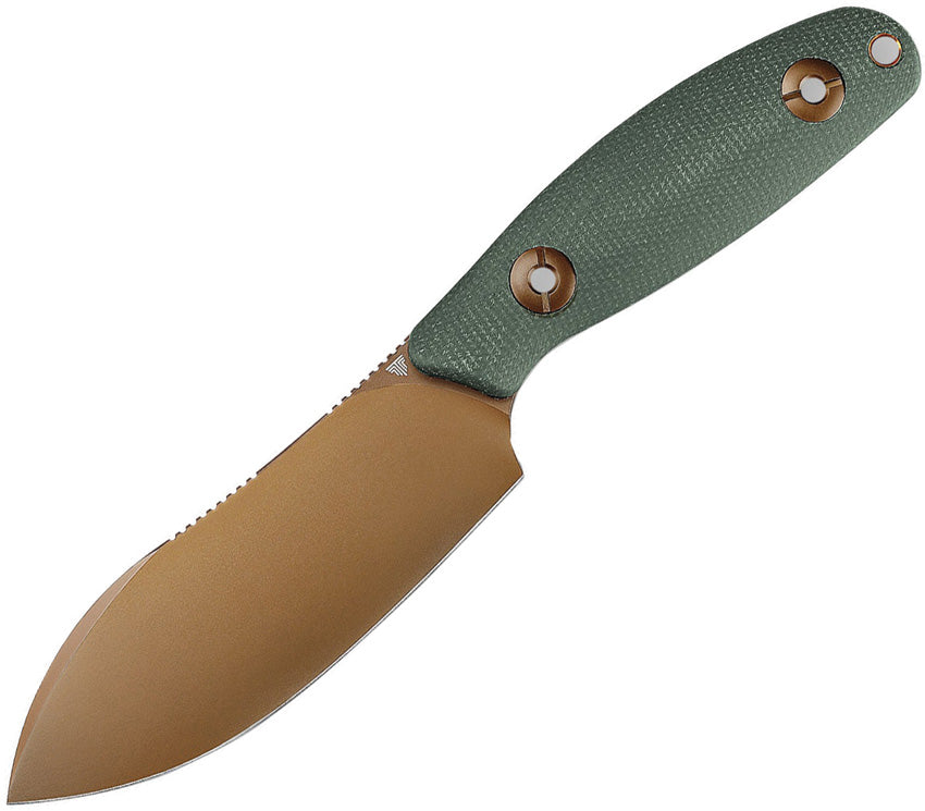 TVJM05GM14 Aubergine Fixed Blade GrnMic