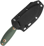 TVJM05GM14 Aubergine Fixed Blade GrnMic