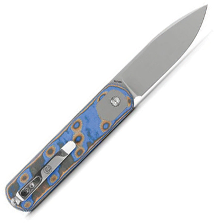 VOSA0733 VOSTEED Corgi Trek Lock Blue Micarta