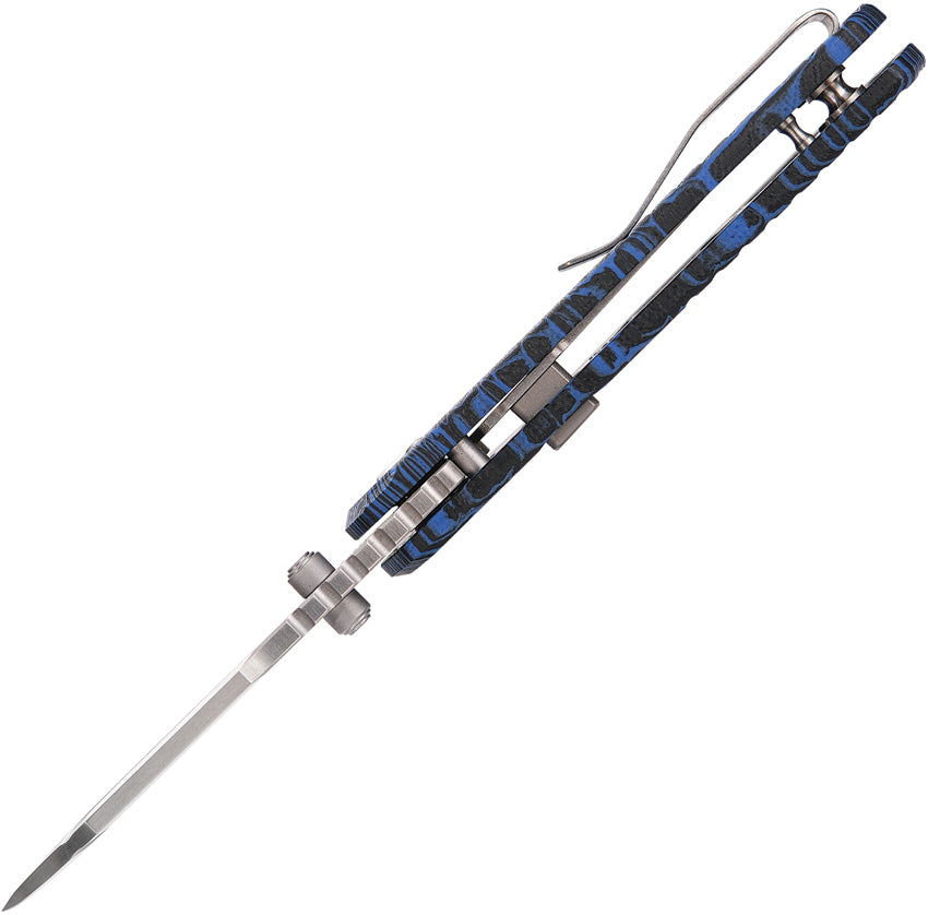 VOSA1302 VOSTEED Hedgehog Top Linerlock Blk/Blu