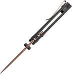 VOSA1605 VOSTEED Marten Top Linerlock Black