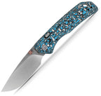 VOSA1609 VOSTEED Marten Top Linerlock Blue CF