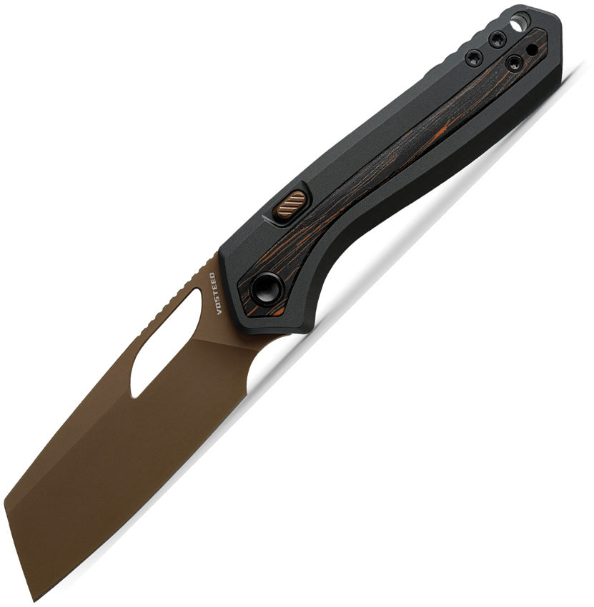 VOSA1802 VOSTEED Kroc Top Linerlock Black