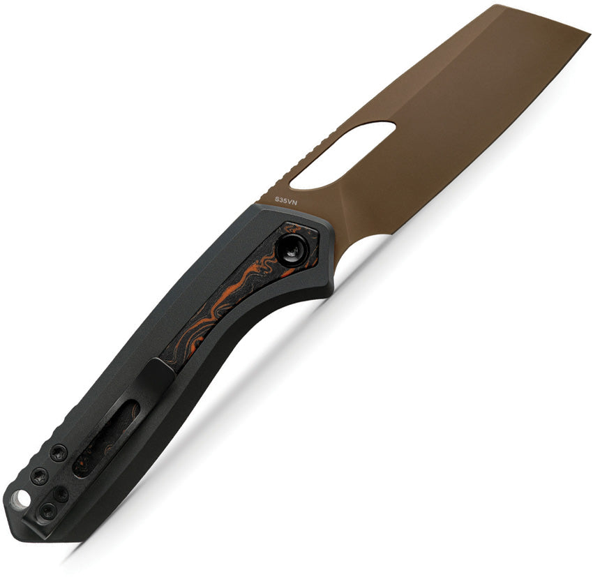 VOSA1802 VOSTEED Kroc Top Linerlock Black