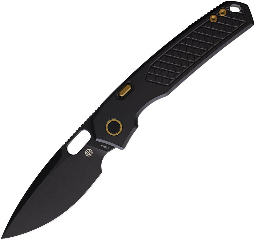 VOSA2201 VOSTEED Psyop Top Linerlock Ti Black