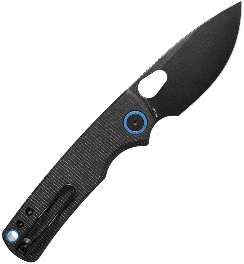 VOSA2601 VOSTEED Porcupine Top Linerlock Black