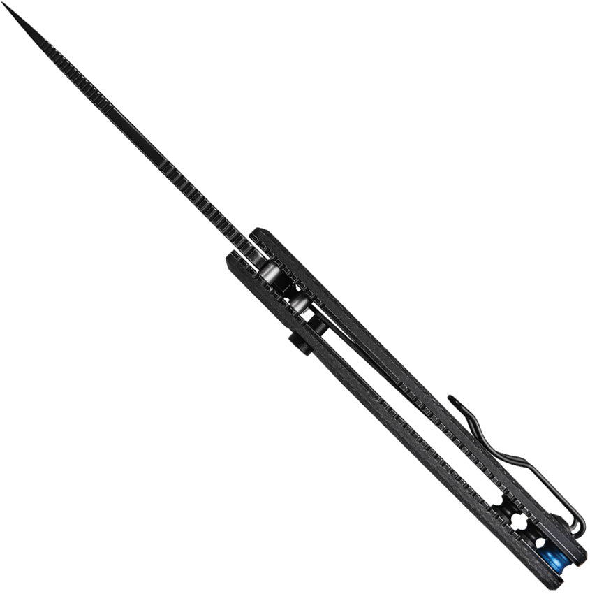VOSA2601 VOSTEED Porcupine Top Linerlock Black