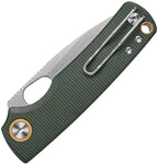 VOSA2603 VOSTEED Porcupine Top Linerlock Green