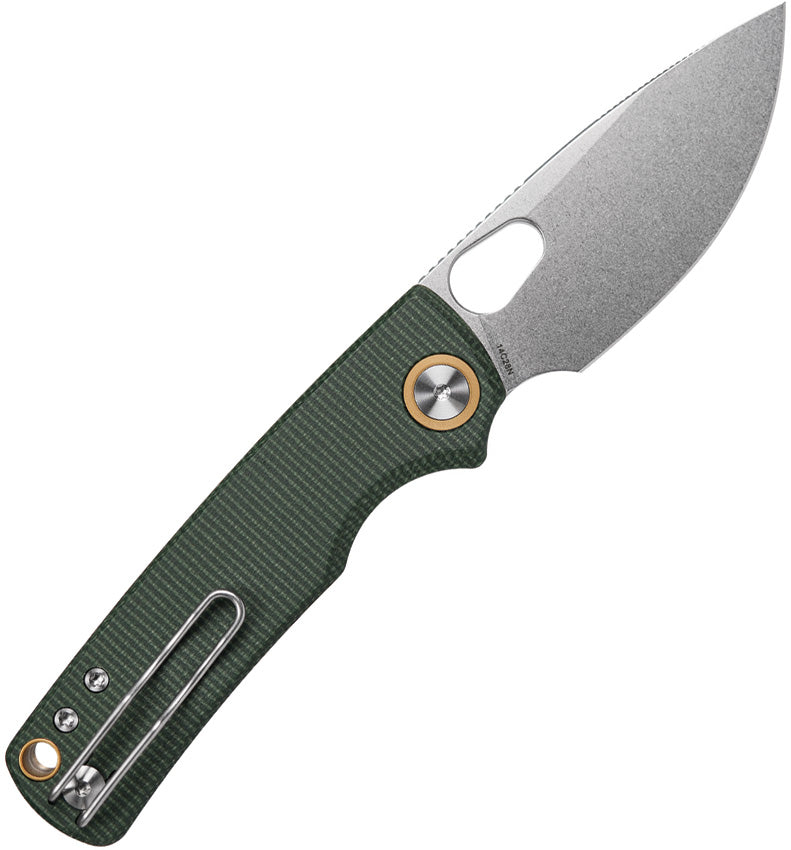 VOSA2603 VOSTEED Porcupine Top Linerlock Green