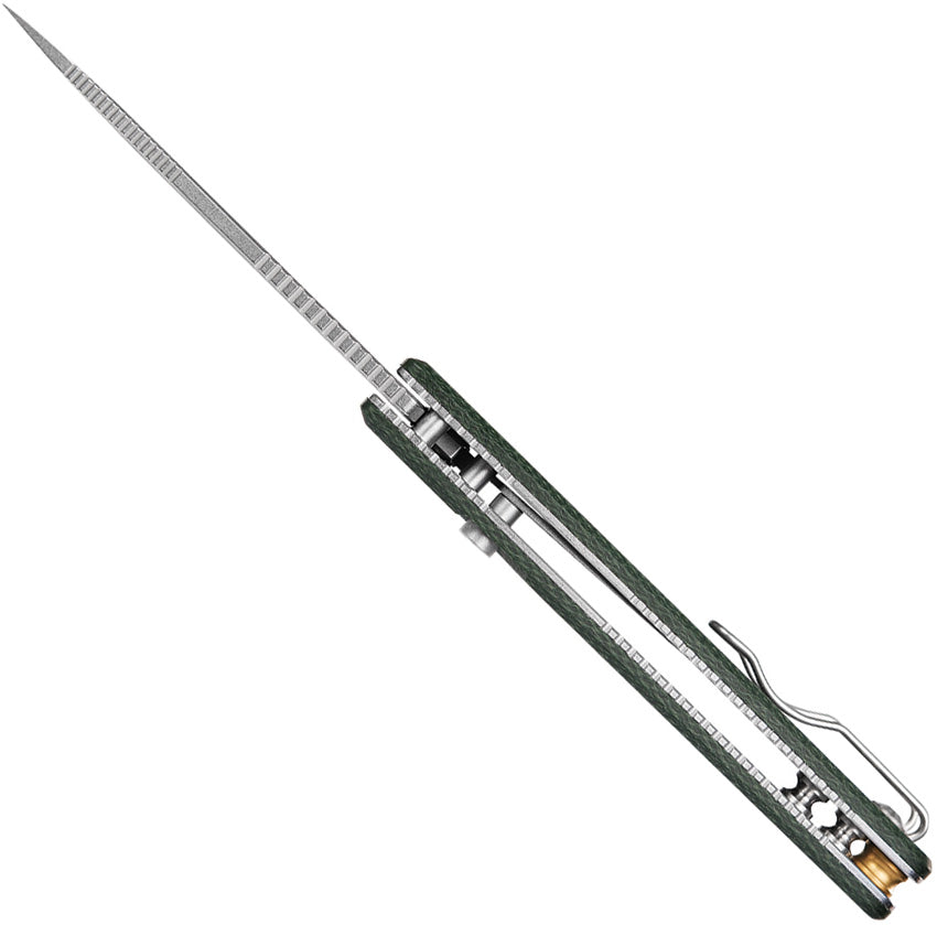 VOSA2603 VOSTEED Porcupine Top Linerlock Green