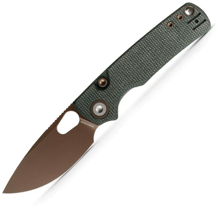 VOSA2609 VOSTEED Porcupine Top Linerlock Green