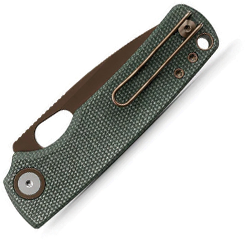 VOSA2609 VOSTEED Porcupine Top Linerlock Green