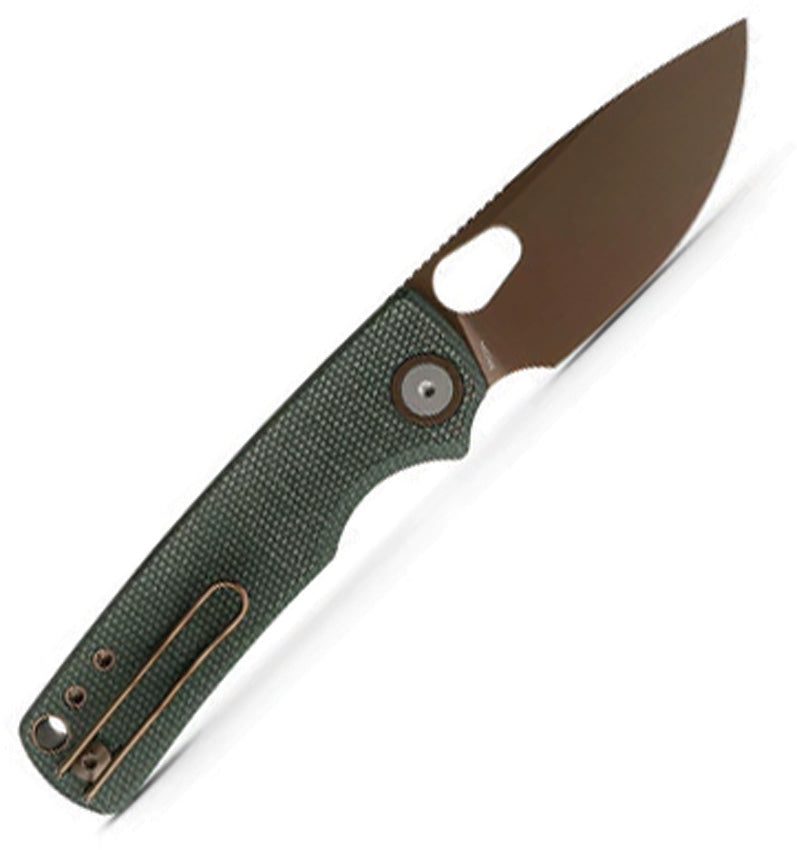 VOSA2609 VOSTEED Porcupine Top Linerlock Green