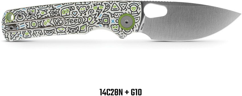 VOSA2620 Vosteed Porcupine Top Linerlock Doodle