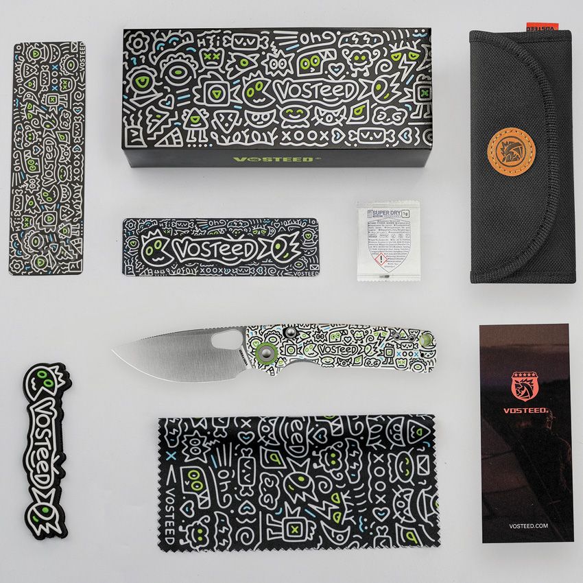 VOSA2620 Vosteed Porcupine Top Linerlock Doodle