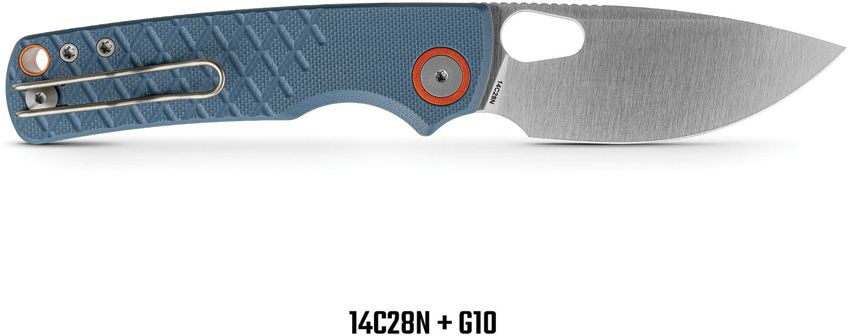VOSA2621 Vosteed Porcupine Top Linerlock TH Blu