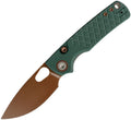VOSA2623 Vosteed Porcupine Top Linerlock Grn