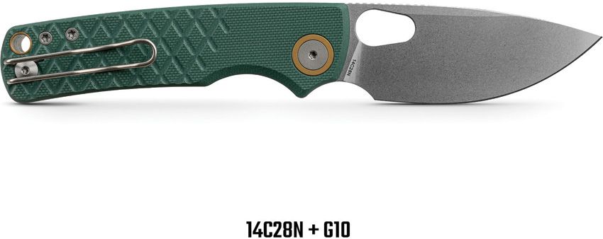 VOSA2624 Vosteed Porcupine Top Linerlock Grn