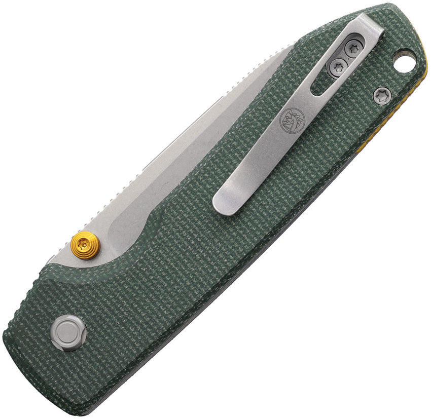 VOSA2904 VOSTEED Raccoon Top Linerlock Green