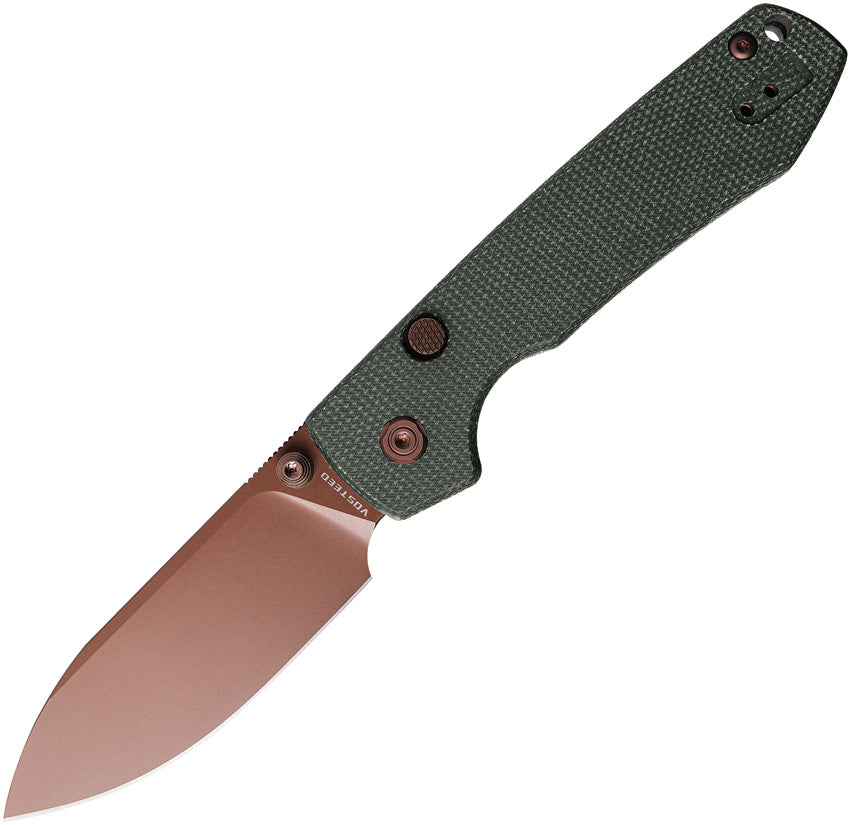 VOSA2907 VOSTEED Raccoon Top Linerlock Green